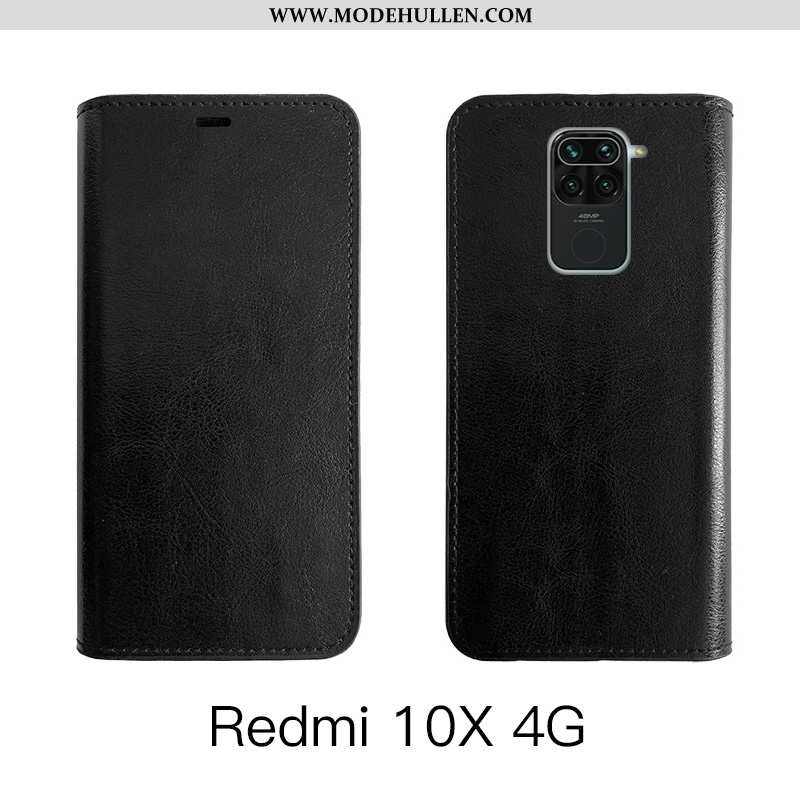 Hülle Xiaomi Redmi Note 9 Echt Leder Schutz Kuh Alles Inklusive Folio Lederhülle Braun