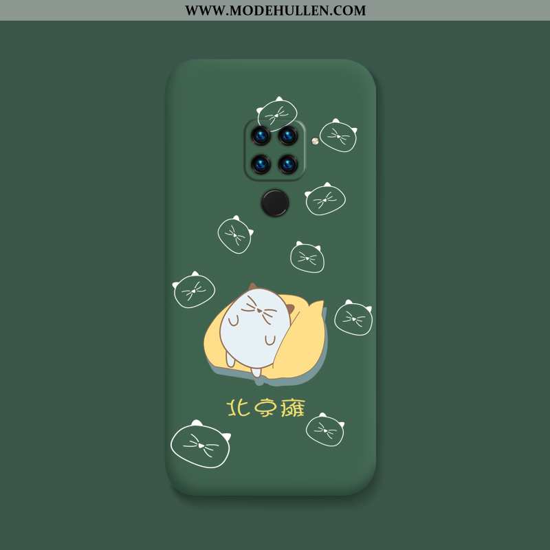 Hülle Xiaomi Redmi Note 9 Karikatur Nette Anti-sturz Super Grün Alles Inklusive Katzen