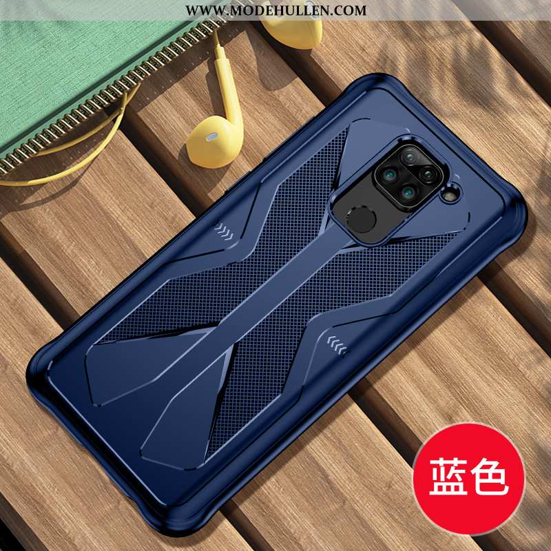 Hülle Xiaomi Redmi Note 9 Kreativ Silikon Handy Rot Schutz Persönlichkeit Mini Schwarz