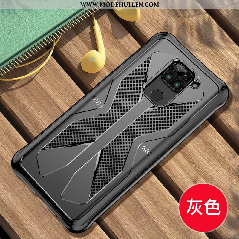 Hülle Xiaomi Redmi Note 9 Kreativ Silikon Handy Rot Schutz Persönlichkeit Mini Schwarz