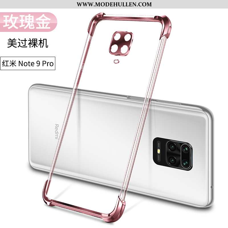 Hülle Xiaomi Redmi Note 9 Pro Ballon Anti-sturz Gold Rot Handy Mini