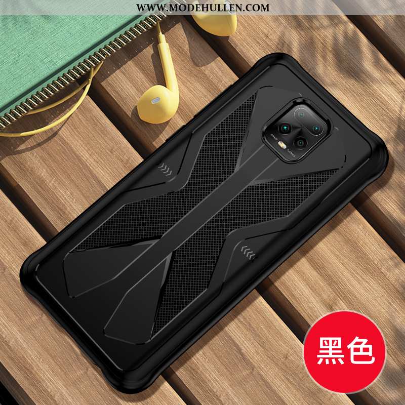 Hülle Xiaomi Redmi Note 9 Pro Schutz Transparent Kühlung Handy Case Silikon Grau