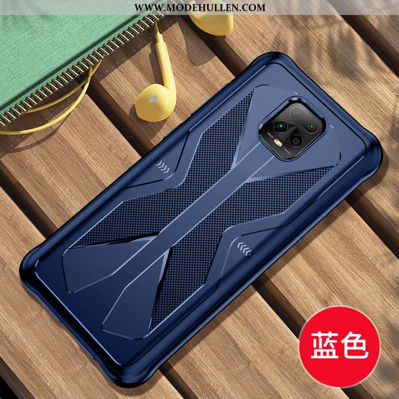 Hülle Xiaomi Redmi Note 9 Pro Schutz Transparent Kühlung Handy Case Silikon Grau