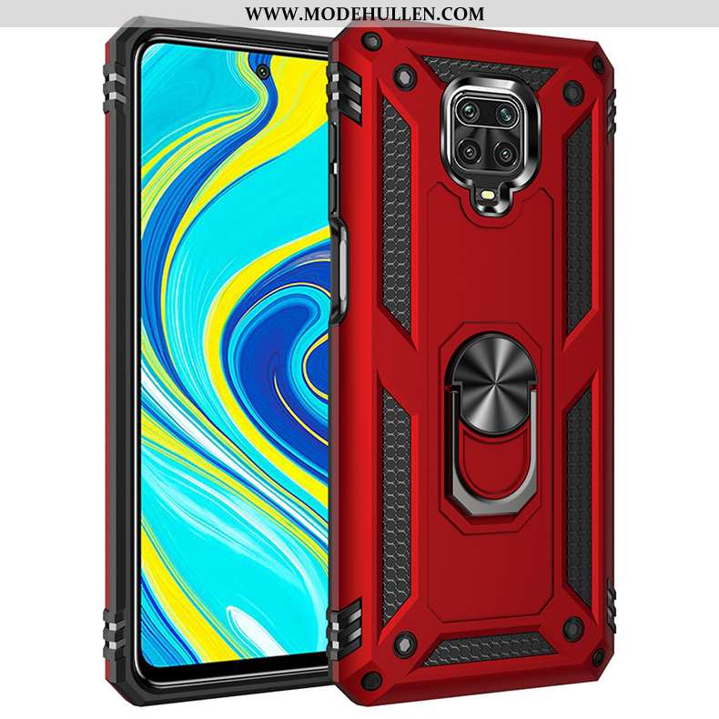 Hülle Xiaomi Redmi Note 9 Pro Trend Schutz Rot An Bord Kreativ Nubuck Grün