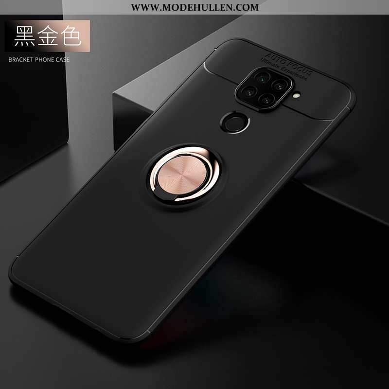 Hülle Xiaomi Redmi Note 9 Silikon Schutz Kreativ Case Mode Ring Alles Inklusive Schwarz