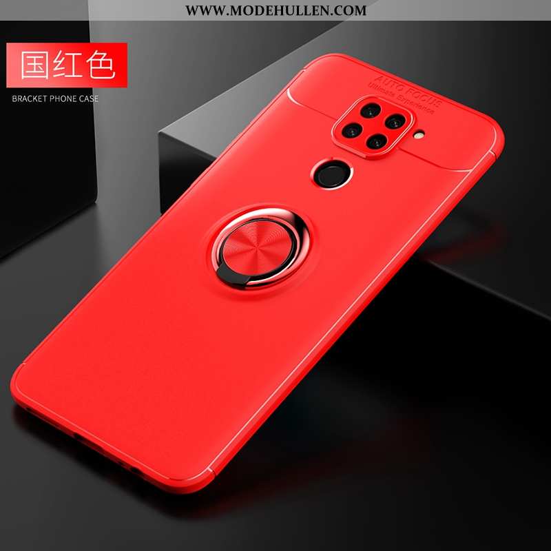 Hülle Xiaomi Redmi Note 9 Silikon Schutz Kreativ Case Mode Ring Alles Inklusive Schwarz