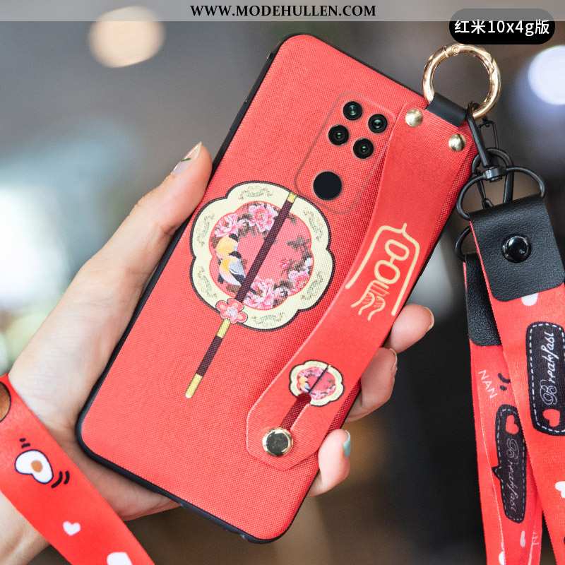 Hülle Xiaomi Redmi Note 9 Trend Super Retro Rot Silikon Mini Rote