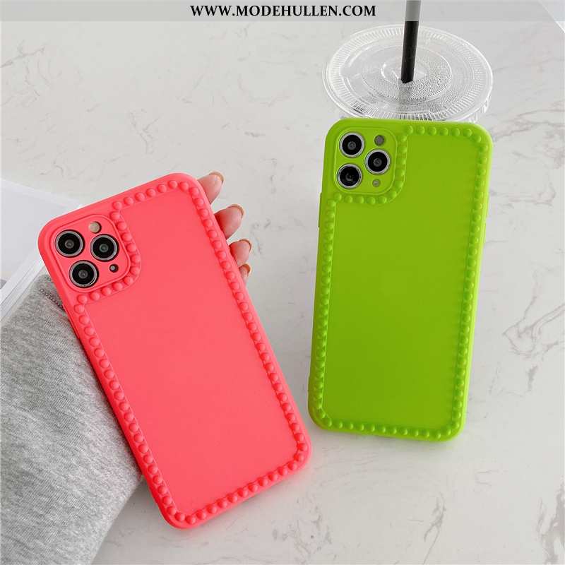 Hülle iPhone 11 Pro Max Kreativ Weiche Silikon Alles Inklusive Anti-sturz Handy Case Grün