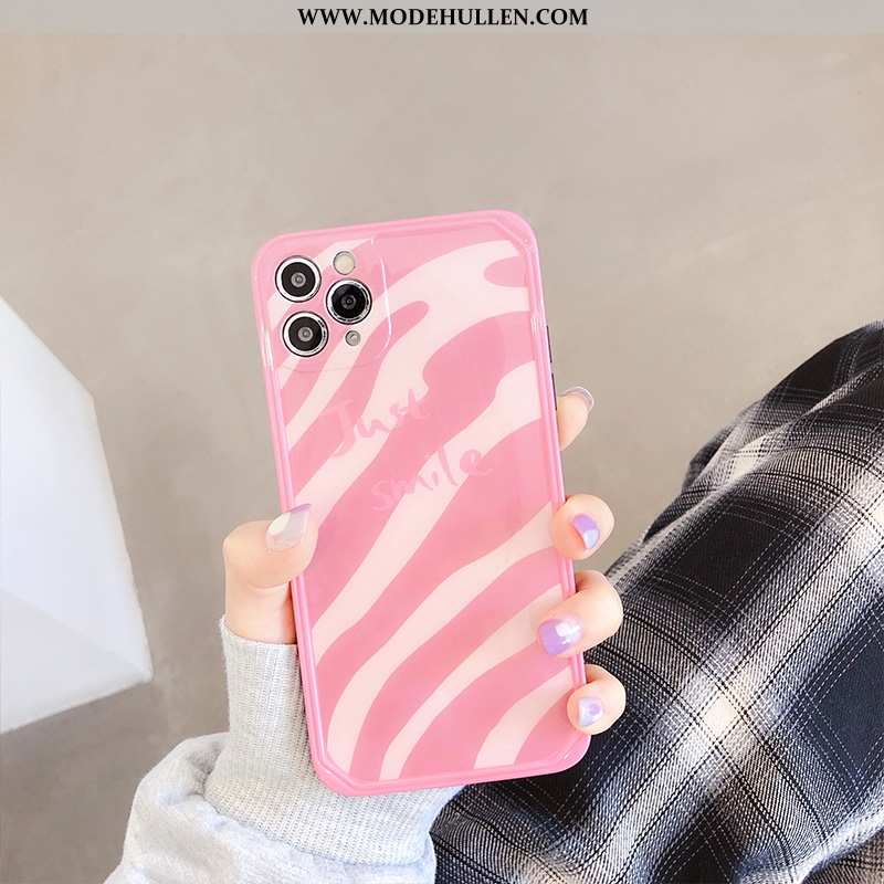 Hülle iPhone 11 Pro Max Persönlichkeit Kreativ Case Super Wind Silikon Sterne Rosa