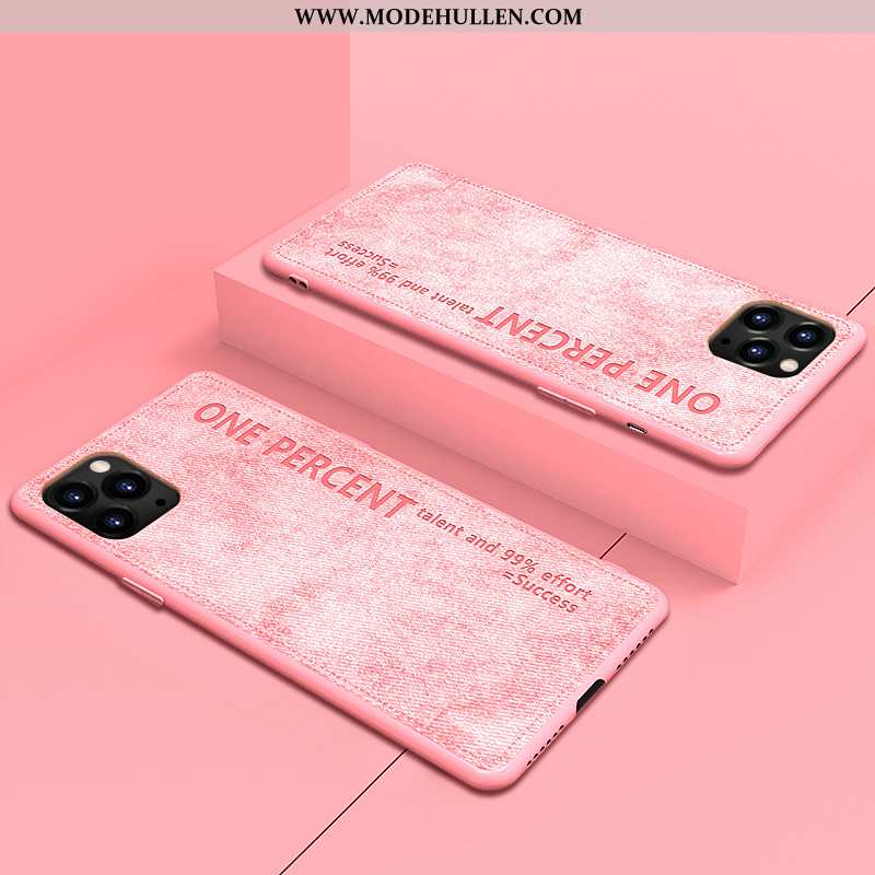 Hülle iPhone 11 Pro Max Silikon Schutz Anti-sturz Stoff Original Case Rote