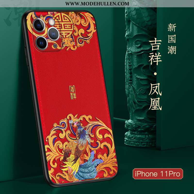 Hülle iPhone 11 Pro Trend Super Chinesische Art Schutz Anti-sturz Dünne Case Schwarz