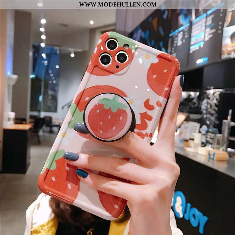 Hülle iPhone 11 Pro Weiche Silikon Schutz Persönlichkeit Frucht Case Handy Orange