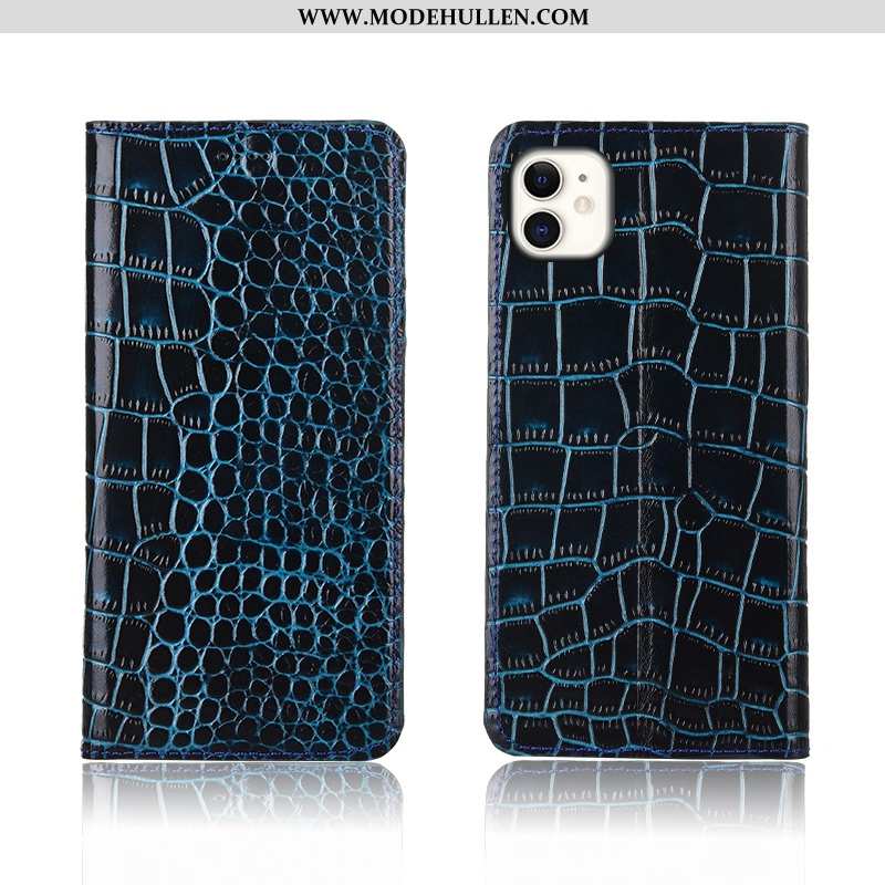 Hülle iPhone 11 Silikon Schutz Anti-sturz Case Muster Einfassung Handy Braun
