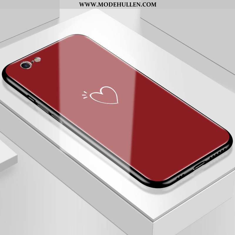 Hülle iPhone 6/6s Mode Kreativ Mini Schwarz Case Alles Inklusive Netto Rot