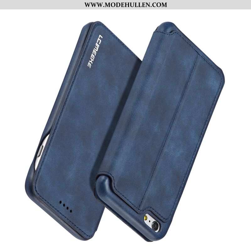 Hülle iPhone 6/6s Plus Leder Silikon Handy Alles Inklusive Neu Clamshell Braun