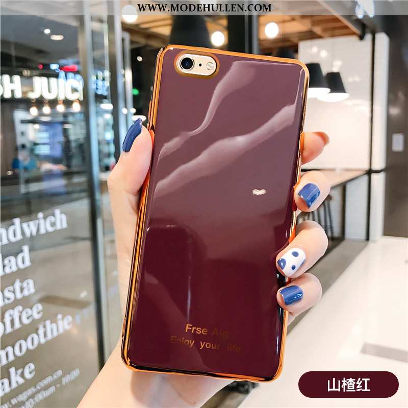 Hülle iPhone 6/6s Plus Schutz Weiche Grün Handy Case Überzug Rosa