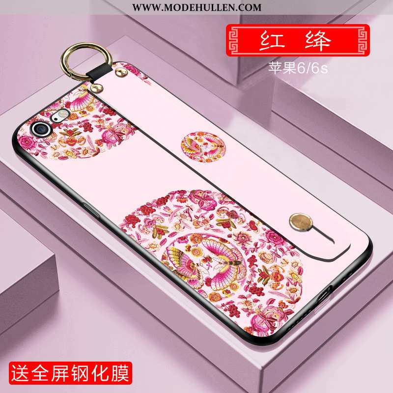 Hülle iPhone 6/6s Plus Silikon Chinesische Art Handy Alles Inklusive Anti-sturz Grün