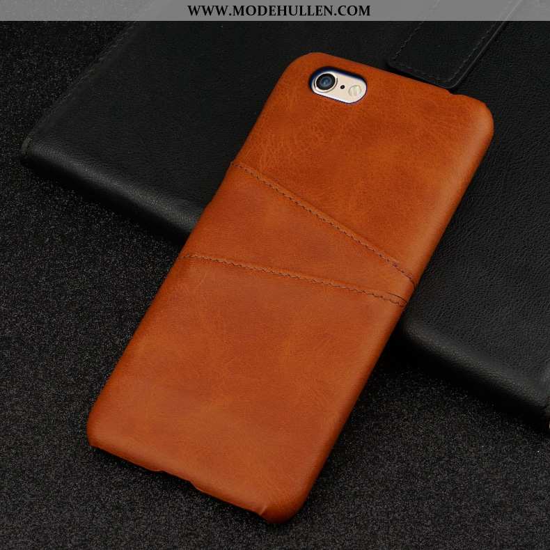 Hülle iPhone 6/6s Schutz Lederhülle Schwer Blau Case Neu