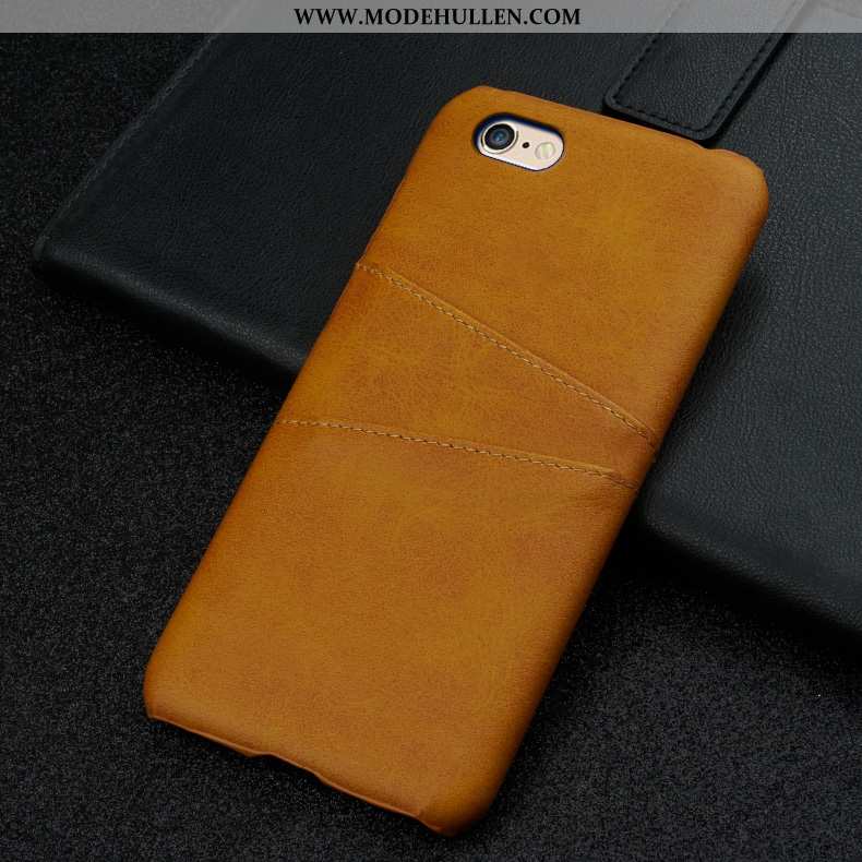 Hülle iPhone 6/6s Schutz Lederhülle Schwer Blau Case Neu