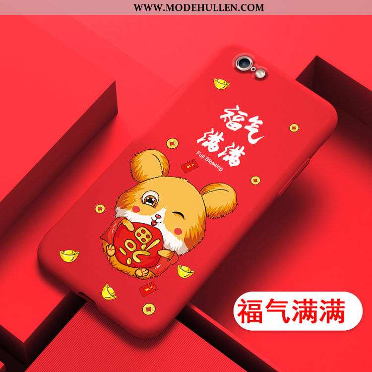 Hülle iPhone 6/6s Silikon Schutz Alles Inklusive Persönlichkeit Rot Case Rote