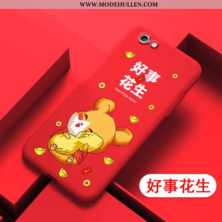 Hülle iPhone 6/6s Silikon Schutz Alles Inklusive Persönlichkeit Rot Case Rote