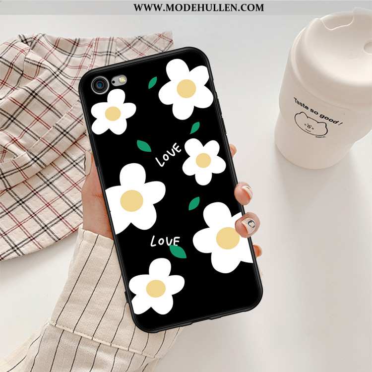 Hülle iPhone 6/6s Weiche Handy Schwarz Chrysanthemes Anti-sturz Case