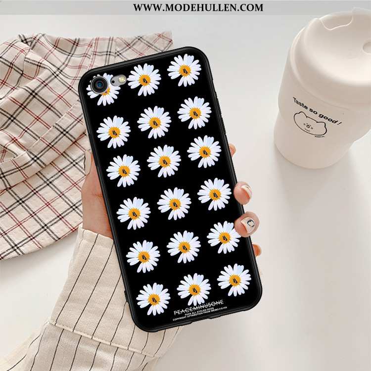 Hülle iPhone 6/6s Weiche Handy Schwarz Chrysanthemes Anti-sturz Case