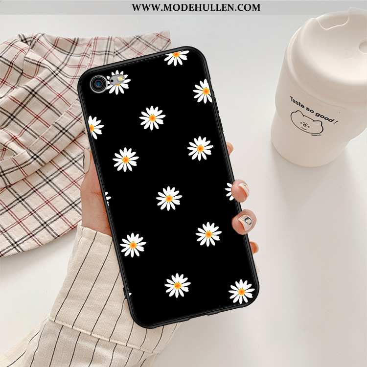 Hülle iPhone 6/6s Weiche Handy Schwarz Chrysanthemes Anti-sturz Case