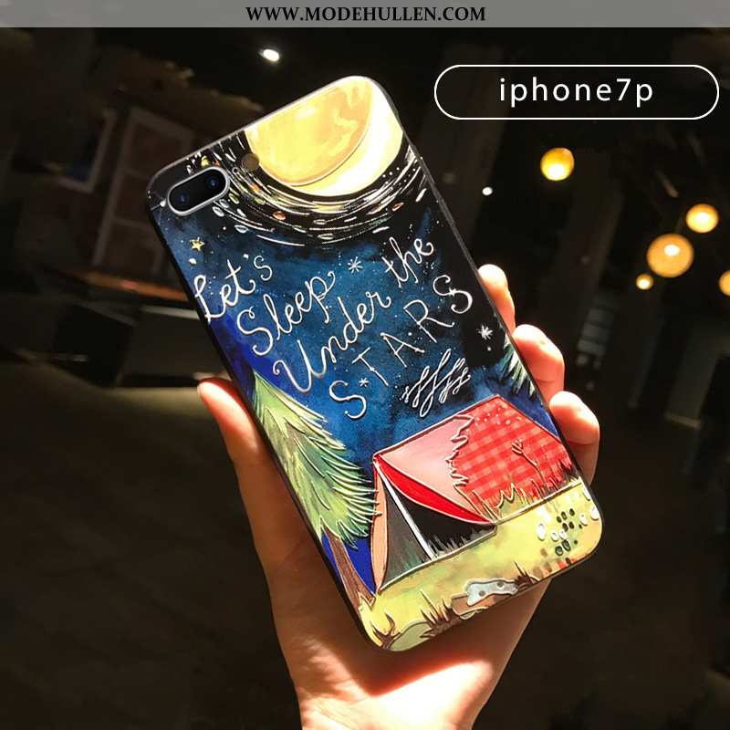 Hülle iPhone 7 Hängende Verzierungen Persönlichkeit Handy Neu Anti-sturz Alles Inklusive Schwarz