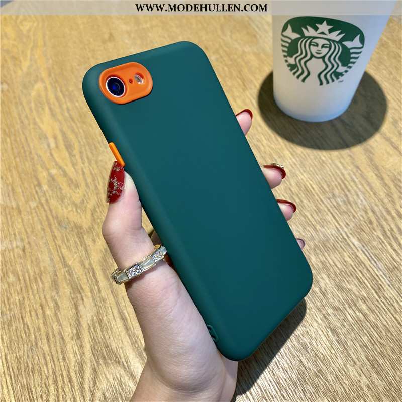 Hülle iPhone 7 Nubuck Silikon Anti-sturz High-end Handy Rot Rote