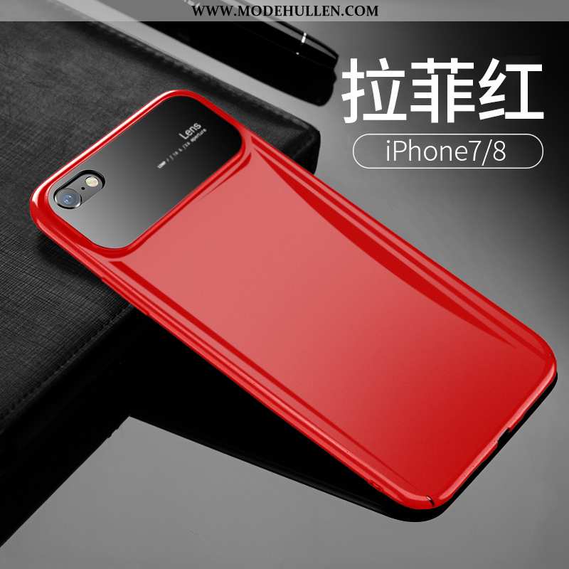 Hülle iPhone 7 Persönlichkeit Kreativ Transparent Case Netto Rot Anti-sturz Schutz Weiße
