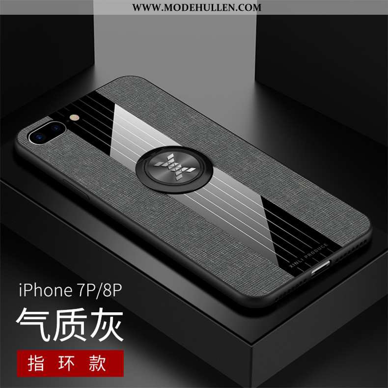 Hülle iPhone 7 Plus Persönlichkeit Muster Rot Anti-sturz Pu Einfach Groß Rote