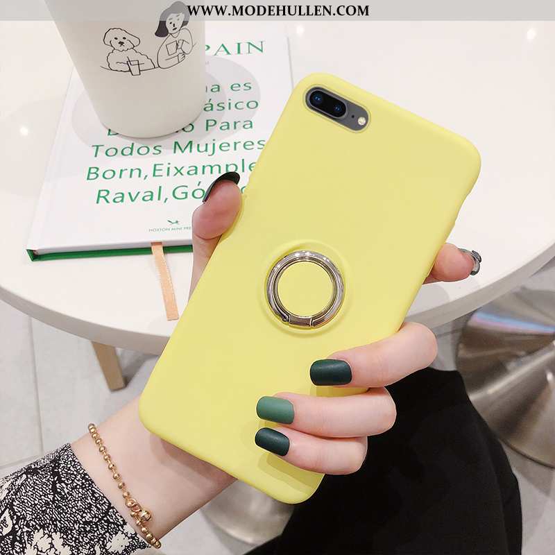 Hülle iPhone 7 Plus Weiche Grün Handy Einfarbig Anti-sturz Case