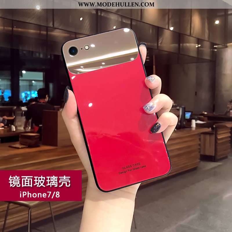 Hülle iPhone 7 Silikon Persönlichkeit Stern Trend Netto Rot Kreativ Alles Inklusive Rosa