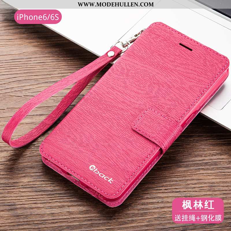 Hülle iPhone 7 Silikon Schutz Anti-sturz Case Alles Inklusive Handy Folio Rosa