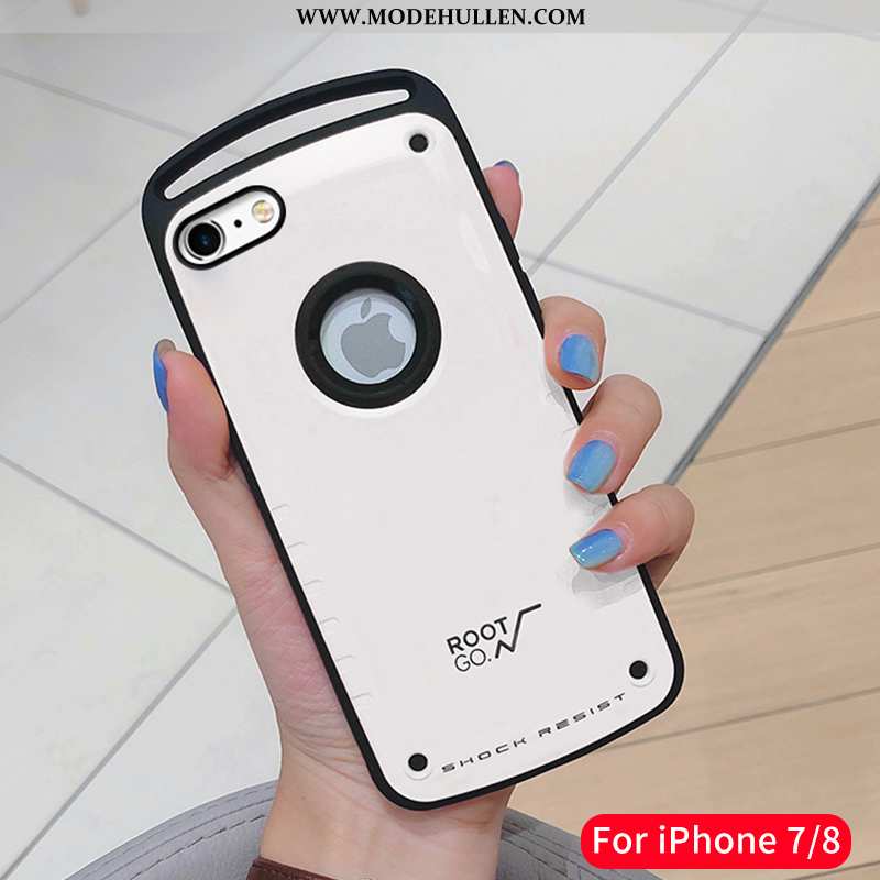 Hülle iPhone 7 Super Weiche Anti-sturz Dünne Handy Case Schwarz