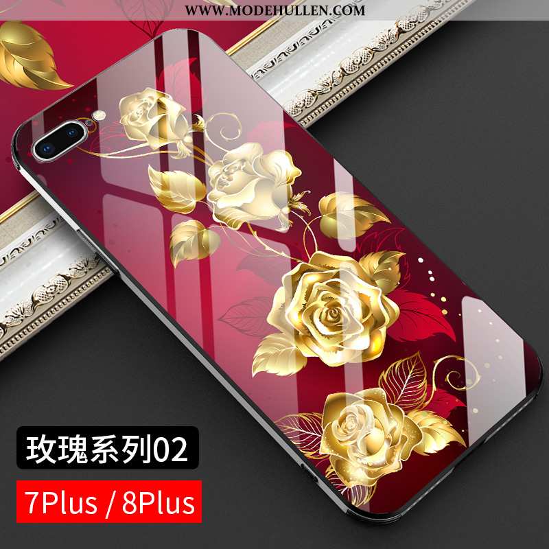 Hülle iPhone 8 Plus Kreativ Trend Case High-end Schutz Mode Rote