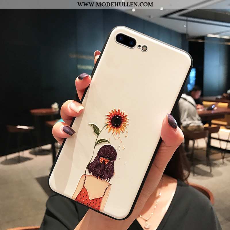 Hülle iPhone 8 Plus Kreativ Trend Persönlichkeit Neu Case Silikon Anti-sturz Weiße