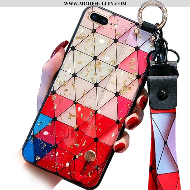 Hülle iPhone 8 Plus Silikon Mode Handy Case Spiegel Nette Anti-sturz Camouflage