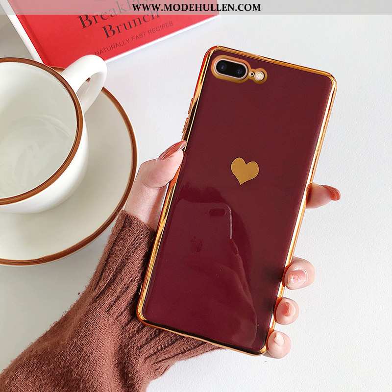 Hülle iPhone 8 Plus Trend Silikon Case Handy Überzug Alles Inklusive Rote