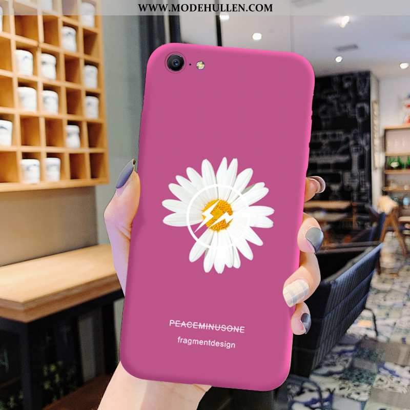 Hülle iPhone 8 Schutz Trend Alles Inklusive Anti-sturz Drache Silikon Handy Rosa