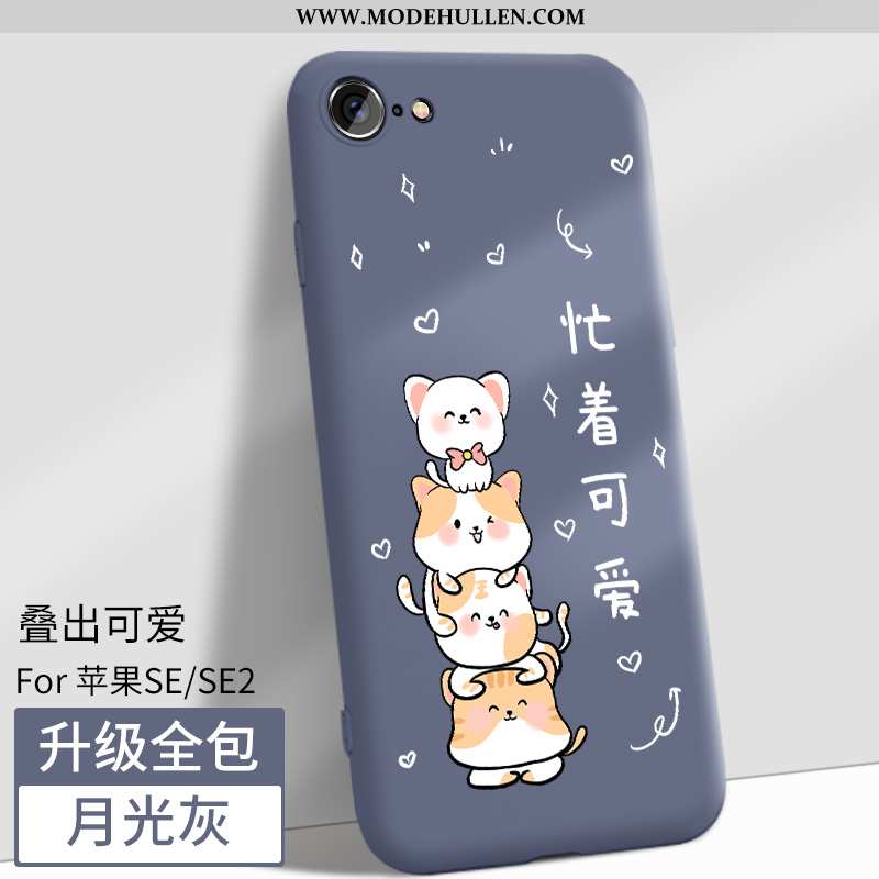 Hülle iPhone Se (nouveau) Super Dünne Persönlichkeit Kreativ Case Alles Inklusive Grün
