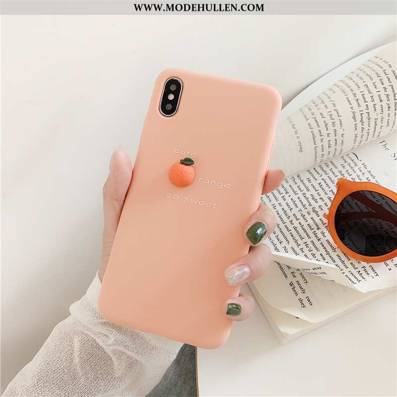 Hülle iPhone X Kreativ Weiche Neu Handy Case Alles Inklusive Schutz Rosa