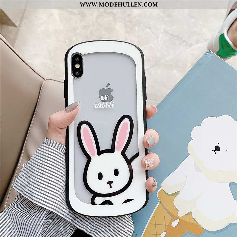 Hülle iPhone X Persönlichkeit Kreativ Handy Rosa Tier Case