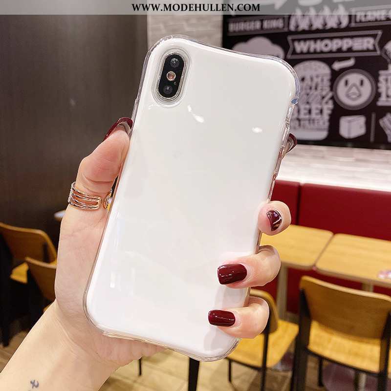 Hülle iPhone X Trend Schutz Rot Case Einfassung Handy Kreativ Rote