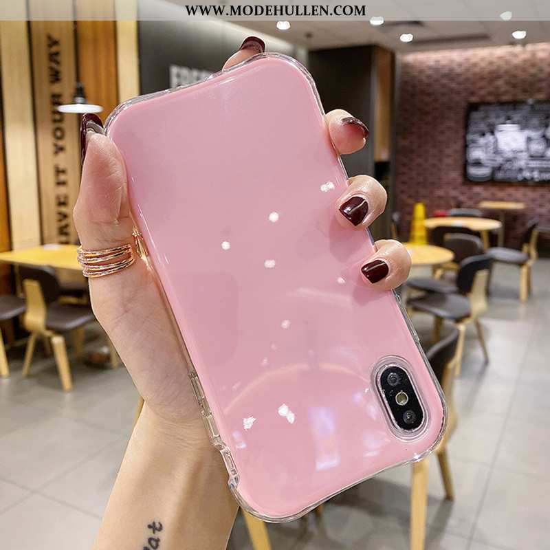 Hülle iPhone X Trend Schutz Rot Case Einfassung Handy Kreativ Rote