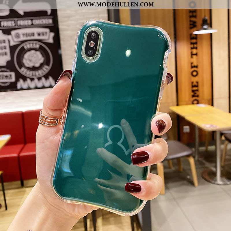 Hülle iPhone X Trend Schutz Rot Case Einfassung Handy Kreativ Rote