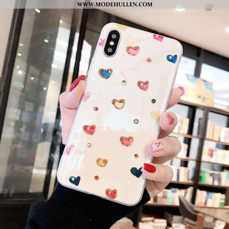 Hülle iPhone X Trend Super Case Netto Rot Silikon Rosa