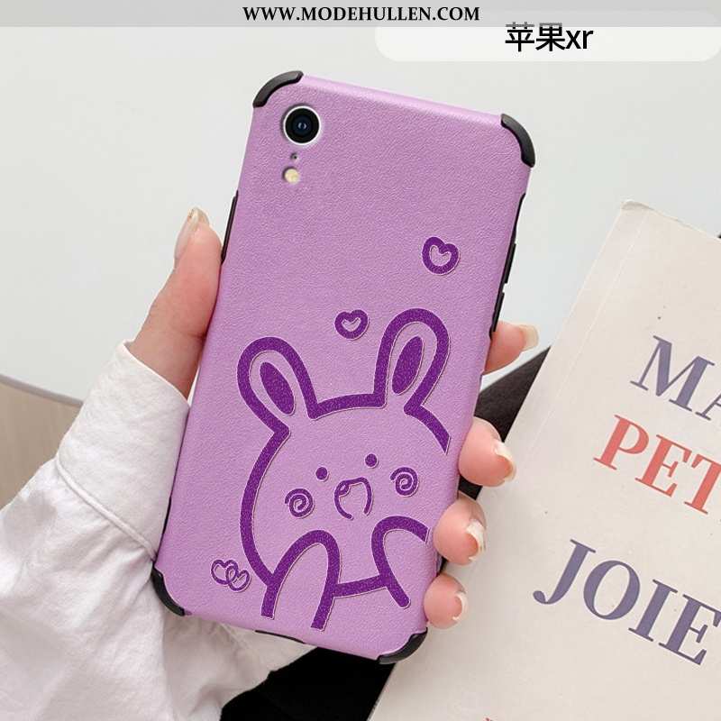 Hülle iPhone Xr Silikon Schutz Anti-sturz Case Trend Kreativ Karikatur Rote