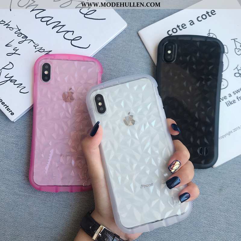 Hülle iPhone Xs Kreativ Weiche Case Anti-sturz Weiß Schutz Weiße